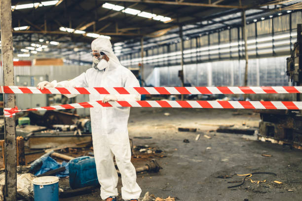 Professional Odor Removal technician working in Brooks, CA